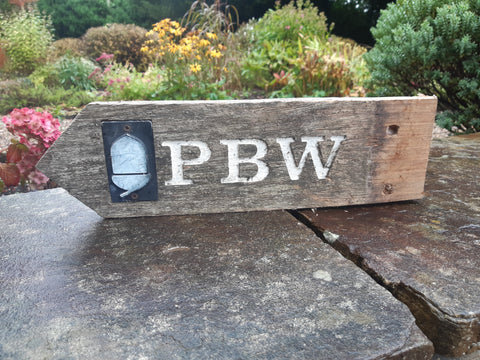 Pennine Bridleway sign - PBW