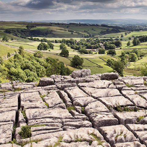 View From Malham Cove Card - David Tarn Photography