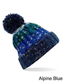 Corkscrew Pom Pom Beanie Hat (Various Colours)