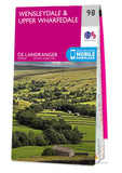 OS Landranger 98 - Wensleydale & Upper Wharfedale